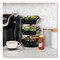 Mind Reader Anchor 3-Tier 12-Compartment Tea and Condiment Carousel Countertop Organizer, 6.75x6.75x11.5, Black TEASWIV3T-BLK - alternate 4